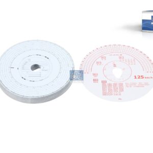DT Spare Parts 1.21642 Tachograph disc set, 1 day, 125 km/h, 100 pcs
