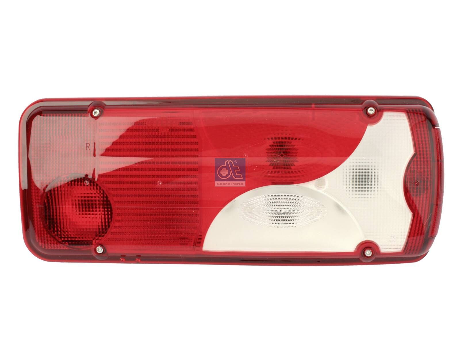 DT Spare Parts 1.21826SP Tail lamp, right, 24 V, P21W, Lb: 152 mm, L: 400 mm, H: 160 mm, T: 88.5 mm