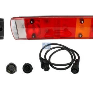 DT Spare Parts 1.21839 Tail lamp, left, 24 V, Lb: 152 mm, M8, L: 515 mm, H: 130 mm, T: 80 mm