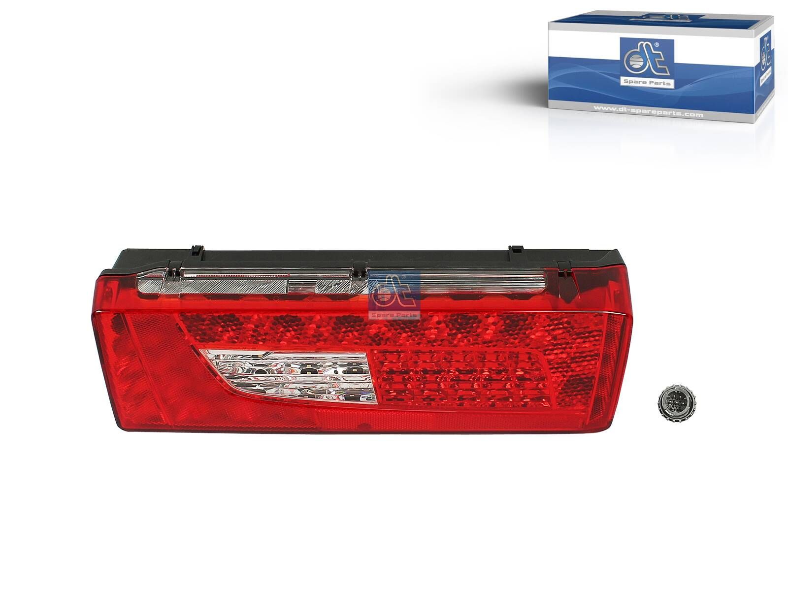 DT Spare Parts 1.21881 Tail lamp, left, with license plate lamp