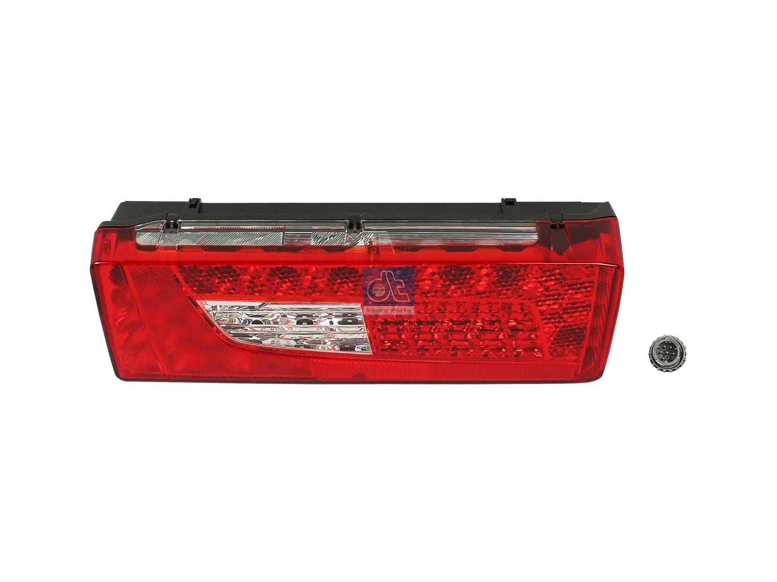 DT Spare Parts 1.21881 Tail lamp, left, with license plate lamp