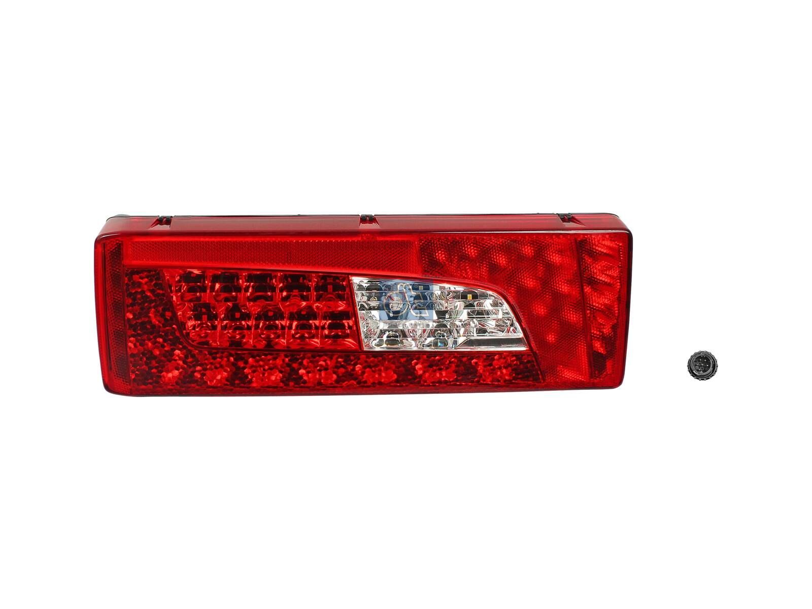 DT Spare Parts 1.21881 Tail lamp, left, with license plate lamp