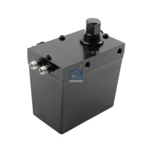 DT Spare Parts 1.22328 Cabin tilt pump, 480 ml, M12 x 1,5, M12 x 1,5, L: 130 mm, W: 80 mm, H: 121 mm, 280 bar, Pov: 370 bar
