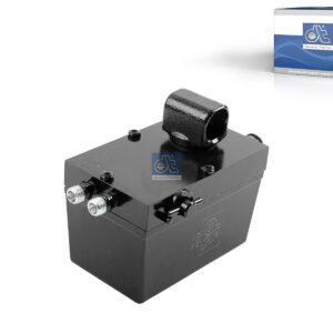 DT Spare Parts 1.22331 Cabin tilt pump, 310 ml, M12 x 1,5, M12 x 1,5, L: 130 mm, W: 80 mm, H: 86 mm, 280 bar, Pov: 370 bar