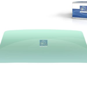DT Spare Parts 1.22343SP Windshield, tinted green, wooden box, L: 2260 mm, W: 855 mm