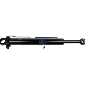 DT Spare Parts 1.22428 Cabin tilt cylinder, D1: 28 mm, D2: 53.5 mm, b1: 25 mm, b2: 33 mm, L: 645 mm, 280 bar, Ls: 337 mm