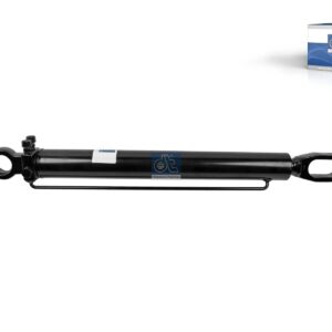 DT Spare Parts 1.22432 Cabin tilt cylinder, D1: 35 mm, D2: 50 mm, b1: 17 mm, M12 x 1,5, M12 x 1,5, L: 575 mm, 400 bar, Ls: 360 mm