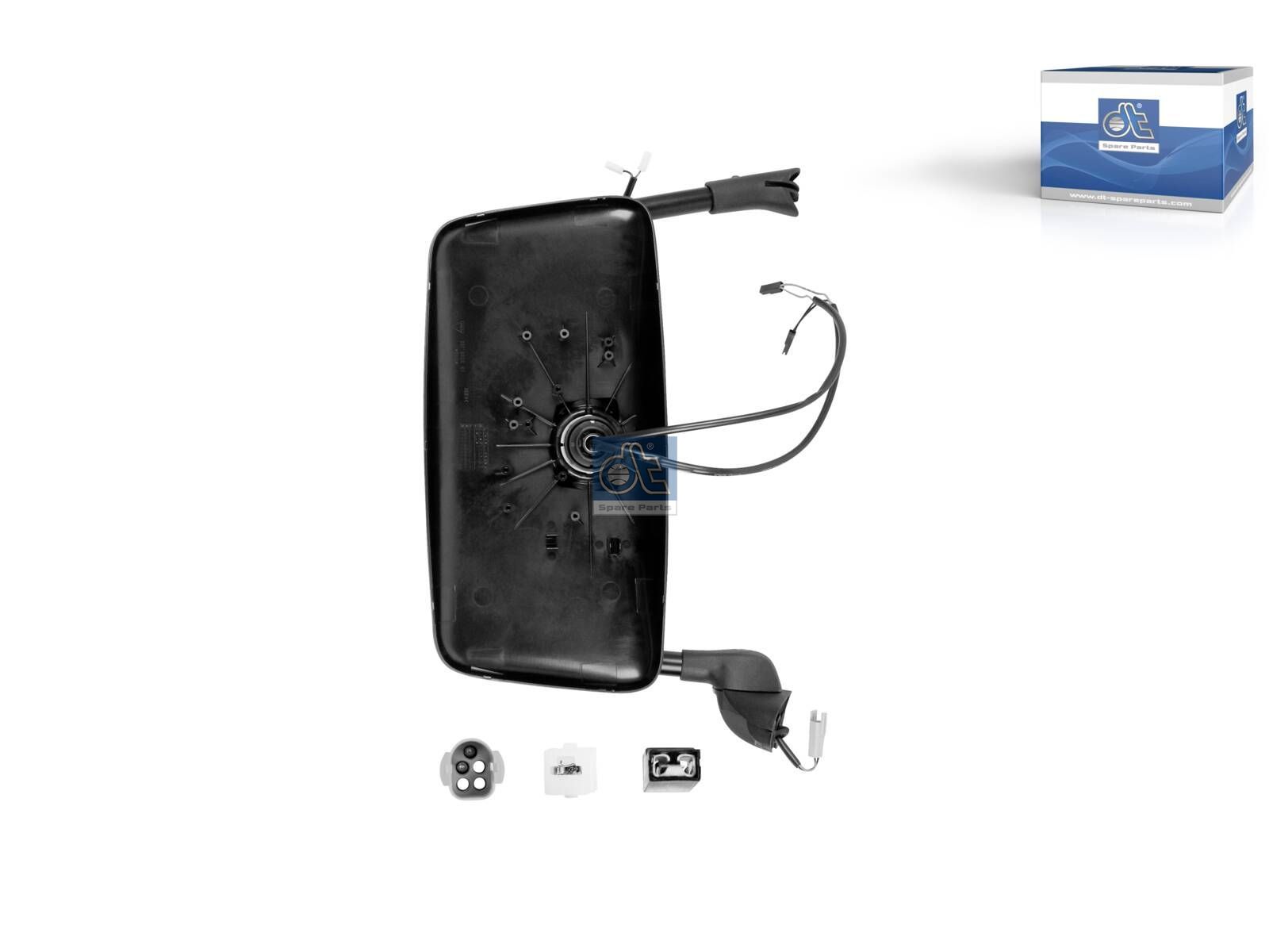 DT Spare Parts 1.22656 Mirror housing, main mirror, left, R: 1200 mm
