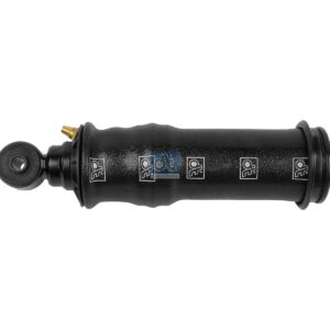 DT Spare Parts 1.22725 Cabin shock absorber, with air bellow, D1: 44.5 mm, D2: 13 mm, b: 14 mm, M12 x 1,75, Lmin: 229 mm, Lmax: 326 mm