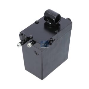 DT Spare Parts 1.23013 Cabin tilt pump, M12 x 1,5, M10 x 1,5, L: 130.8 mm, H: 142.8 mm, 370 bar