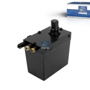 DT Spare Parts 1.23015 Cabin tilt pump, 300 ml, M12 x 1,5, M14 x 1,5, L: 130 mm, W: 80 mm, H: 121 mm, 280 bar, Pov: 370 bar