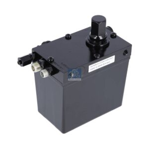 DT Spare Parts 1.23017 Cabin tilt pump, 480 ml, M12 x 1,5, M14 x 1,5, L: 130 mm, W: 80 mm, H: 170 mm, 280 bar, Pov: 370 bar