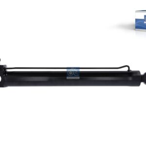 DT Spare Parts 1.23073 Cabin tilt cylinder, D1: 38 mm, D2: 60 mm, b1: 16.4 mm, b2: 32.5 mm, M14 x 1,5, M12 x 1,5, L: 630 mm, 400 bar, Ls: 430 mm
