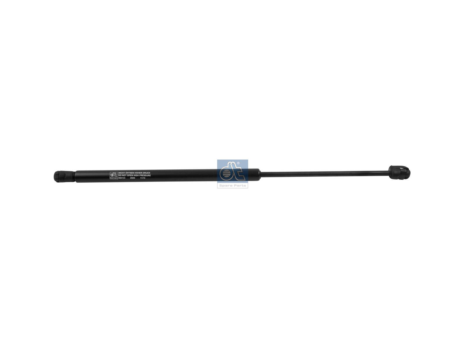 DT Spare Parts 1.23370 Gas spring, L: 487 mm, 250 N, Ls: 186 mm