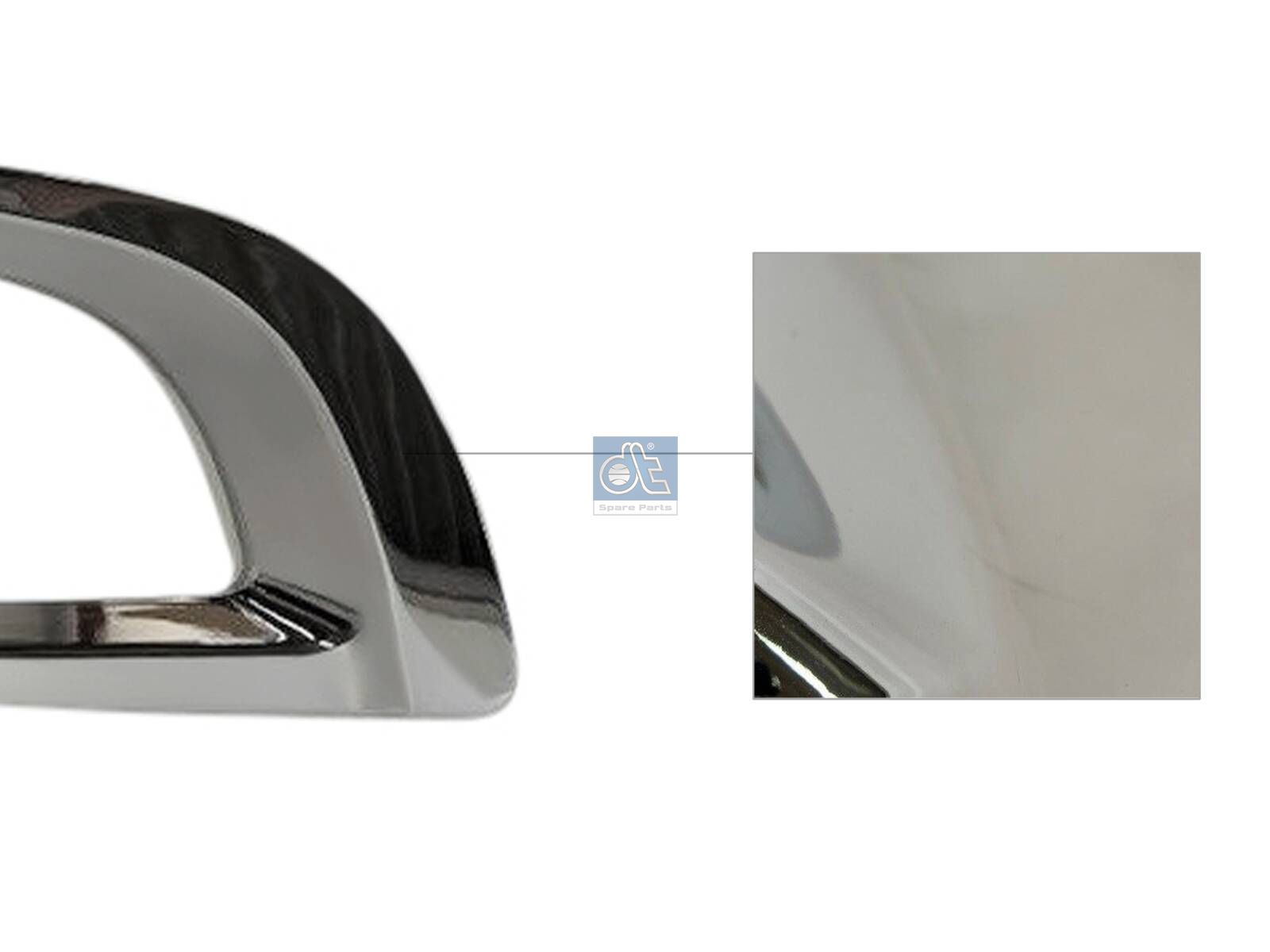 DT Spare Parts 1.23488 Cover moulding, right, front grill