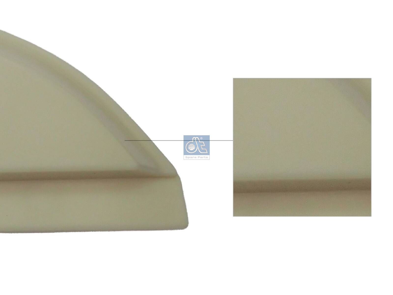 DT Spare Parts 1.23512 Cover, front grill, left