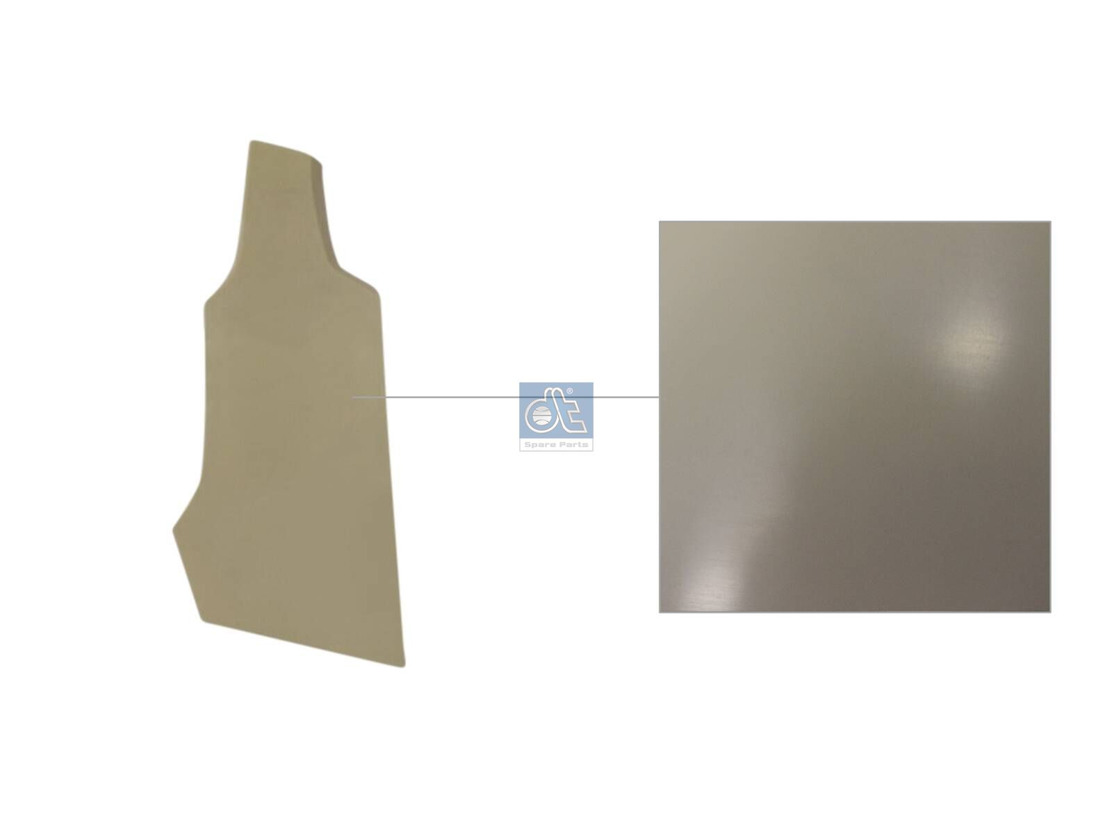 DT Spare Parts 1.23514 Cover, front grill, left