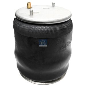 DT Spare Parts 1.25055 Air spring, with steel piston, D: 242 mm, Dmax: 330 mm, M12 x 1,5, L: 235 mm