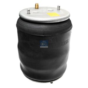 DT Spare Parts 1.25056 Air spring, with steel piston, D: 242 mm, Dmax: 330 mm, M12 x 1,5, L: 285 mm