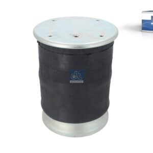 DT Spare Parts 1.25060 Air spring, with steel piston, D: 286 mm, Dmax: 330 mm, M10 x 1,5, M12 x 1,75, L: 420 mm