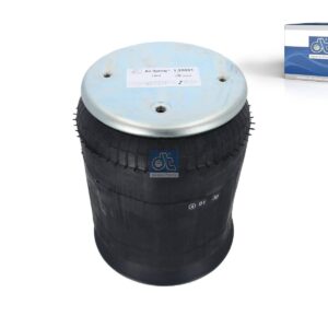 DT Spare Parts 1.25061 Air spring, with plastic piston, D: 286 mm, M12 x 1,75, M10 x 1,5, M14 x 1,5, L: 390 mm