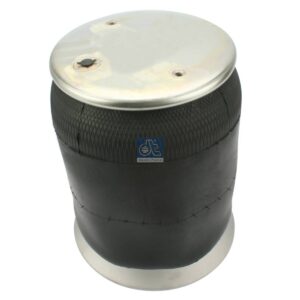DT Spare Parts 1.25063 Air spring, with steel piston, D: 229 mm, Dmax: 320 mm, M10 x 1,5, M12 x 1,75, L: 630 mm