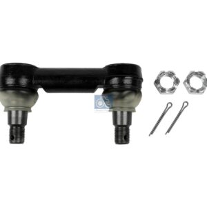 DT Spare Parts 1.25087 Connecting rod, stabilizer, L: 130 mm