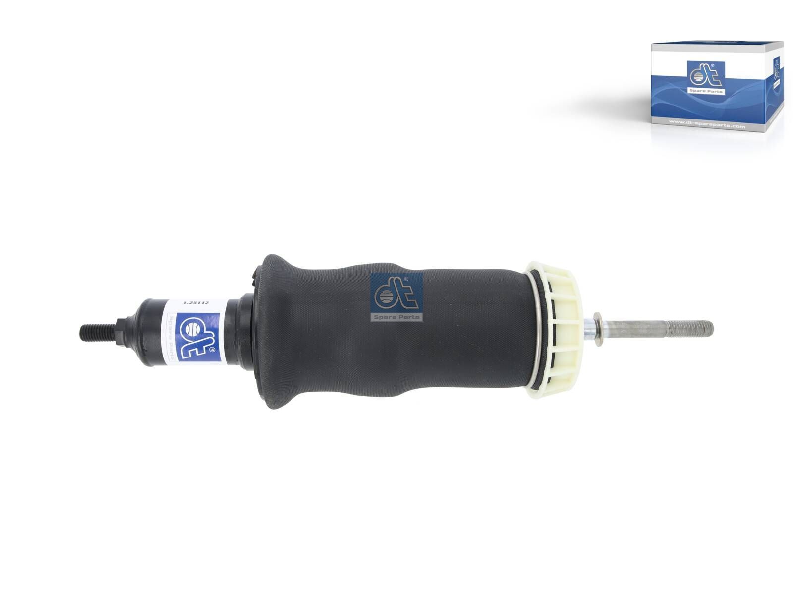DT Spare Parts 1.25112 Cabin shock absorber, with air bellow