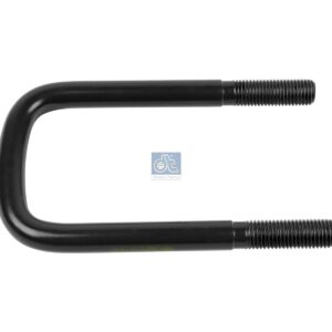 DT Spare Parts 1.25351 U-bolt, r: 16 mm, R: 130 mm, M20 x 2,5, LTh: 56 mm, L: 207 mm, w: 92.5 mm, 10.9