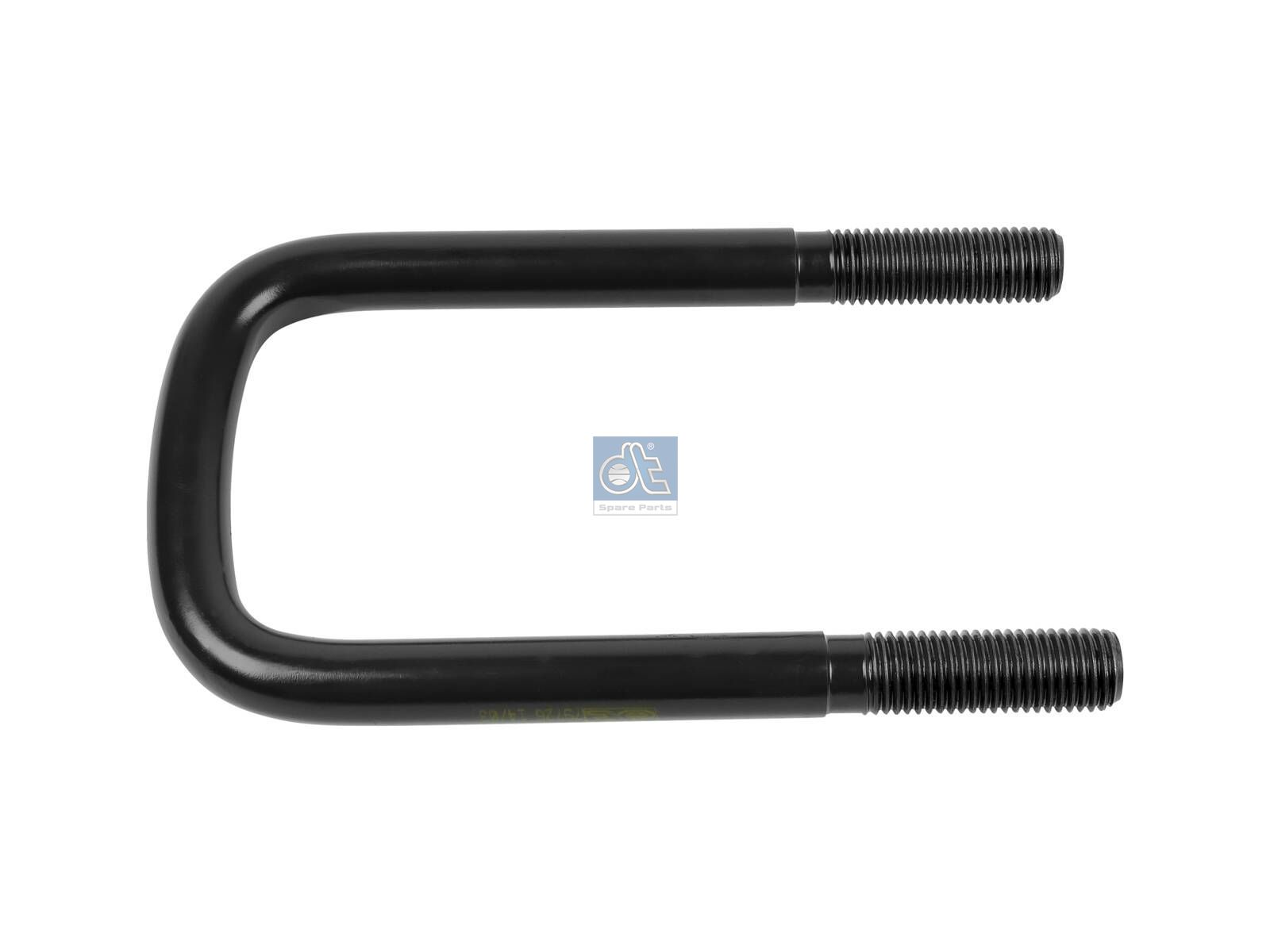 DT Spare Parts 1.25351 U-bolt, r: 16 mm, R: 130 mm, M20 x 2,5, LTh: 56 mm, L: 207 mm, w: 92.5 mm, 10.9