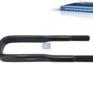 DT Spare Parts 1.25363 U-bolt, r: 25 mm, R: 130 mm, M30 x 3,5, LTh: 90 mm, L: 404 mm, w: 95 mm, 10.9