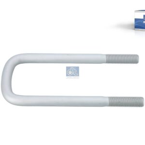 DT Spare Parts 1.25367 U-bolt, surface: geomet, r: 15 mm, R: 119 mm, M22 x 2,5, LTh: 70 mm, L: 270 mm, w: 93 mm