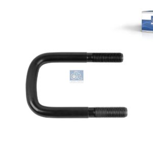 DT Spare Parts 1.25412 U-bolt, r: 15 mm, R: 140 mm, M22 x 2,5, LTh: 60 mm, L: 173 mm, w: 93 mm, 10.9