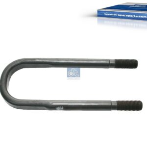 DT Spare Parts 1.25417 U-bolt, r: 40 mm, M24 x 3, LTh: 54 mm, L: 311 mm, w: 98 mm, S: 18 mm, 10.9