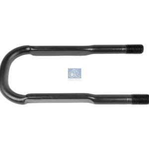 DT Spare Parts 1.25421 U-bolt, r: 40 mm, M24 x 3, LTh: 40 mm, L1: 308 mm, L2: 138 mm, L3: 125 mm, w: 105 mm, S: 22 mm