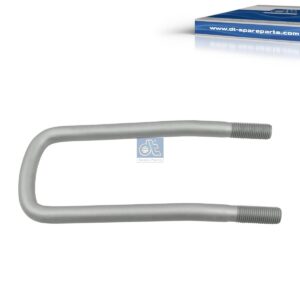 DT Spare Parts 1.25422 U-bolt, r: 15 mm, R: 135 mm, M22 x 2,5, LTh: 55 mm, L1: 318 mm, L2: 206 mm, w: 103 mm, 10.9