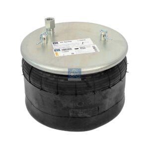 DT Spare Parts 1.25658 Air spring, with steel piston, with adapter, D: 260 mm, Dmax: 345 mm, M14 x 1,5, L: 220 mm