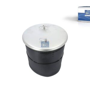 DT Spare Parts 1.25670 Air spring, with steel piston, D: 269 mm, Dmax: 330 mm, M16 x 1,5, L: 350 mm
