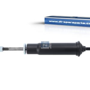 DT Spare Parts 1.25676 Cabin shock absorber, D1: 43 mm, D2: 12.4 mm, M12 x 1,75, Lmin: 210 mm, Lmax: 285 mm