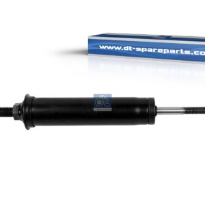 DT Spare Parts 1.25679 Cabin shock absorber, D1: 43.6 mm, D2: 12 mm, M12 x 1,75, M16 x 2, Lmin: 202 mm, Lmax: 305 mm