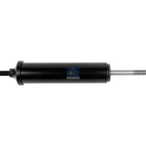 DT Spare Parts 1.25682 Cabin shock absorber, D1: 44.7 mm, D2: 12.5 mm, M12 x 1,75, Lmin: 207 mm, Lmax: 301 mm