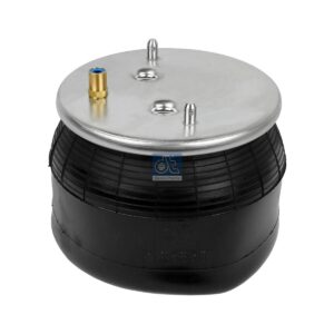 DT Spare Parts 1.25850 Air spring, with steel piston, Dmax: 320 mm, M12 x 1,5, L: 190 mm