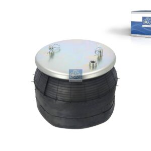 DT Spare Parts 1.25853 Air spring, with steel piston, D: 229 mm, Dmax: 295 mm, M14 x 1,5, L: 245 mm