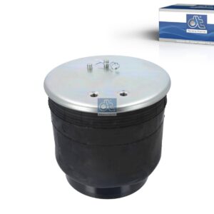 DT Spare Parts 1.25857 Air spring, with steel piston, D: 300 mm, M16 x 1,5, L: 350 mm