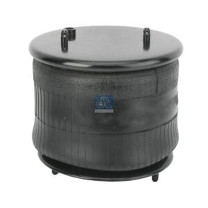 DT Spare Parts 1.25859 Air spring, with steel piston, D: 260 mm, Dmax: 345 mm, M16 x 1,5, L: 220 mm