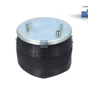 DT Spare Parts 1.25866 Air spring, with steel piston, D: 229 mm, Dmax: 295 mm, M16 x 1,5, L: 245 mm