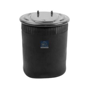 DT Spare Parts 1.25881 Air spring, with steel piston, D: 286 mm, Dmax: 340 mm, M16 x 1,5, L: 430 mm