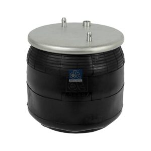 DT Spare Parts 1.25884 Air spring, with steel piston, D: 229 mm, Dmax: 290 mm, M16 x 1,5, L: 255 mm