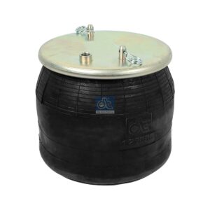 DT Spare Parts 1.25885 Air spring, with steel piston, D: 229 mm, Dmax: 320 mm, M16 x 1,5, L: 243 mm