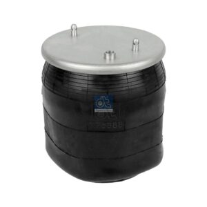 DT Spare Parts 1.25888 Air spring, with steel piston, D: 229 mm, Dmax: 305 mm, M16 x 1,5, L: 290 mm